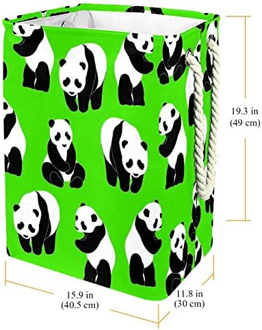 Inhomer Panda Minta 300D Oxford PVC, Vízálló Szennyestartót Nagy Kosárban a Takaró Ruházat, Játékok Hálószoba