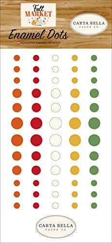 Carta Bella Papír Vállalat Ősszel Piacra zománc pontok, narancs, piros, réce, krém, barna, zöld