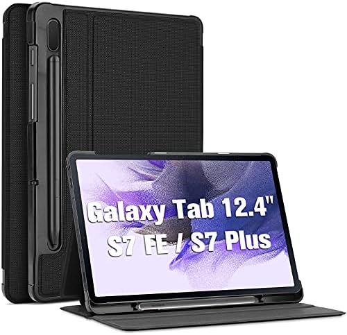 ProCase Galaxy Tab Plus S8/S7 FE 2021/S7 Plus 2020 12.4 Hüvelyk Ügyet S tolltartó Csomag Slim tok 12.4 hüvelykes Galaxy Tab