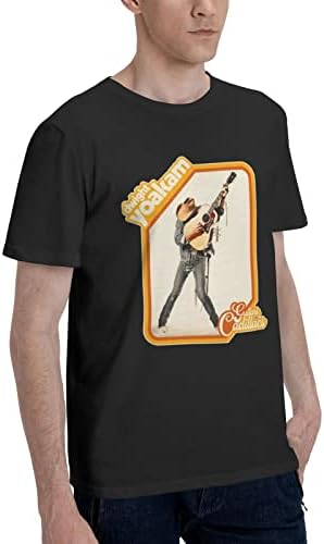 Férfi Puha Pamut Rövid Ujjú Sleeve T-Shirt Vicces Grafikus Póló, Felső-Fekete