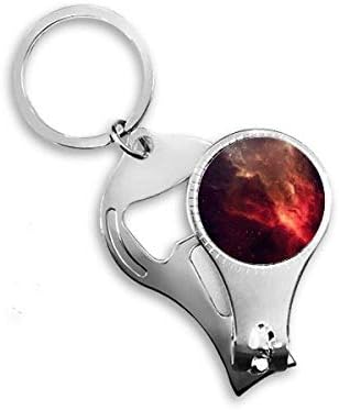 Ragyogó Vörös Köd Univerzum Illusztráció A Minta Köröm Zimankó Gyűrű Kulcstartó Sörnyitó Clipper