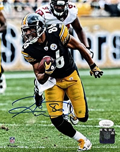 Hines Ward Aláírt Pittsburgh Steelers 8x10 Fotó SZÖVETSÉG ITP - Dedikált NFL-Fotók