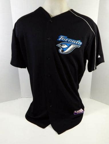 2004-06 Toronto Blue Jays 46 Játék Kibocsátott Fekete Jersey Tavaszi Képzési BP 46 799 - Játék Használt MLB Mezek