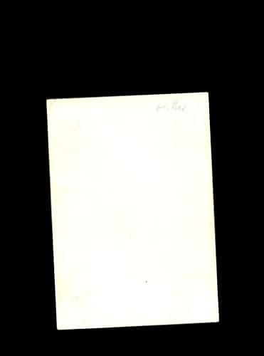 Bill Miller Aláírt Vintage 1950-es Eredeti 3x5 Fotó Autogramot New York Yankees
