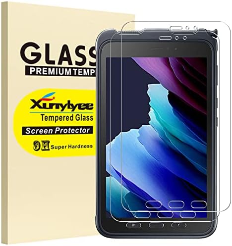 XunyLyee [2 Csomag] képernyővédő fólia Samsung Galaxy Tab Aktív 3 (8.0 Hüvelyk), Anti-Semmiből Edzett Üveg Galaxy Tab Active3
