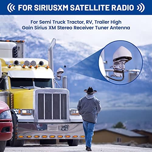 Anina Sirius XM Műholdas Rádió Kamionosok Tükör Csöves Mount Antenna Kamion Traktor, LAKÓKOCSI, Utánfutó Nagy Nyereség a
