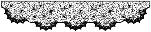 Halloween Dekoráció Fesztivál Csipke Táblázat Kandalló Lobogó Ruhával Kandalló Dekoráció Medál Aranyos Állat Díszek (Fekete,