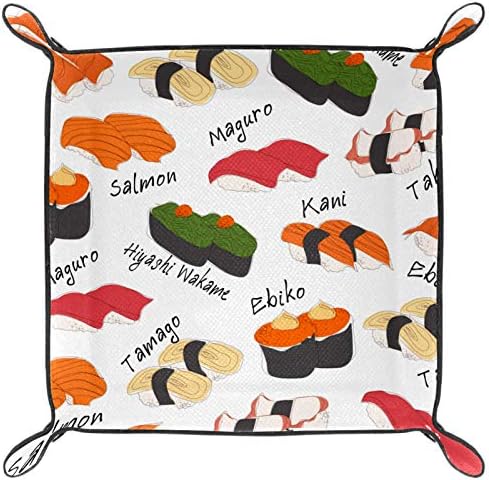 A japán Sushi Minták Asztali Tároló Szervező Gyűjtőcím Tálca Éjjeli Hiúság Tálcát Távirányító, Kulcs, Telefon, Pénztárca,