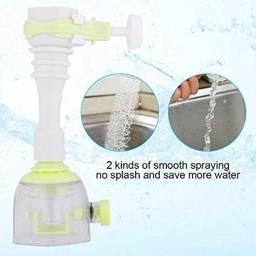 FTVOGUE Csaptelep Extender Water Saver Mozgatható víztakarékos Kiterjesztését Csaptelep Splash-Proof Konyha Szelep Spray(13cm-02)