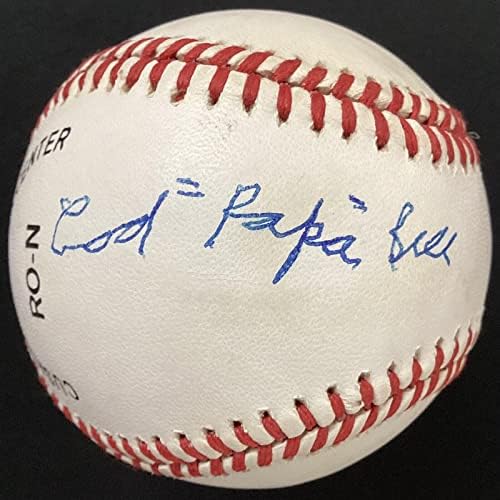 James Király Papa Bell Aláírt Baseball Tanya Szürkék Autogramot Crawfords HOF SZÖVETSÉG - Dedikált Baseball