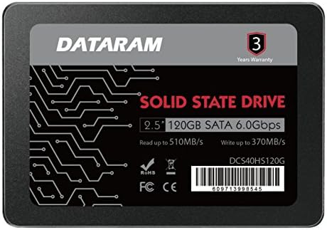 Dataram 120GB 2,5 SSD Meghajtó szilárdtestalapú Meghajtó Kompatibilis az ASUS Prime X299-Egy