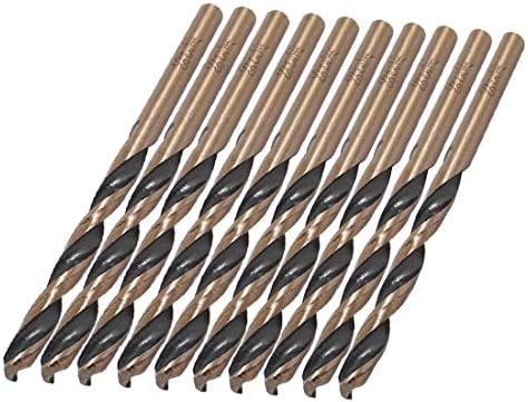 X-mosás ragályos 10 x Réz Hang Spirál Fuvola HSS 4.3 mm Átmérő 75mm Hosszú Twist Fúró(10 x Broca espiral de tono de cobre