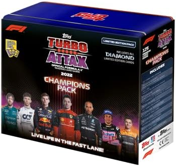 Topps India F1 Turbo Attax 2022 Kereskedés gyűjthető Kártya Játék (Bajnokok Csomag)
