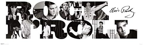Piramis Amerika Elvis Presley a Rock n Roll Király Fali Dekor Art Nyomtatás Poszter 36x12