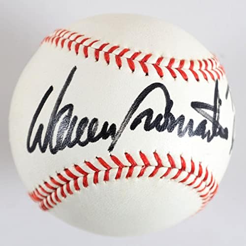 Warren Cromartie Aláírt Baseball Tokió Óriások – COA SZÖVETSÉG - Dedikált Baseball