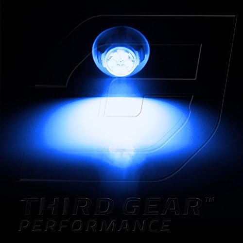 TGP T10 Kék 6 SMD LED Rendszámtábla Ék Izzók Pár 2006-2009 Kompatibilis Pontiac Solstice