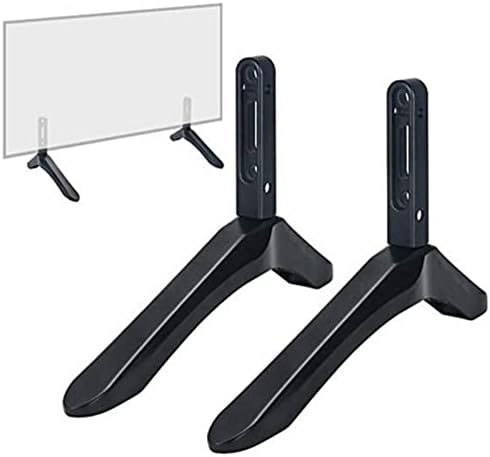 TJLSS 2db Univerzális TV-Állvány Alap Mount a 32-65 Inch LCD TV-Fekete Tv Konzol Asztal