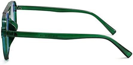 YuJian Kék Fény Blokkoló Szemüveg Könnyű Szemüveg Túlméretezett Rövidlátás szemüveg keret, Blue Ray Számítógépes Játék Szemüveg