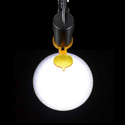 5W Hordozható Fejpánt Lámpa Optikai Szűrő Nagy Fényerő Világos Folt