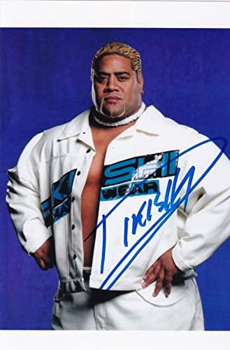 Rikishi Aláírt 4x6 Fénykép WWE Kép Autogramot New Japan Pro Wrestling WCW UWA 1 - Dedikált Birkózás Fotók