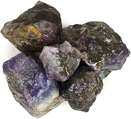 Hipnotikus Drágaköveket Anyagok: 18 kg Nagy Slabbing Durva Szivárvány Fluorit Mexikóból - Nagy, 2 8 Átlagos Mérete per Rock