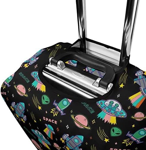 Idegen Terület Rugalmas Utazási Csomagtér Fedél Mosható Feladott Bőrönd Protector Illik