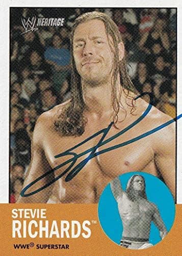 Steven Richards Aláírt 2006 Topps Örökség II WWE Kártya 32 Stevie ECW Autogram - Dedikált Birkózás Fotók