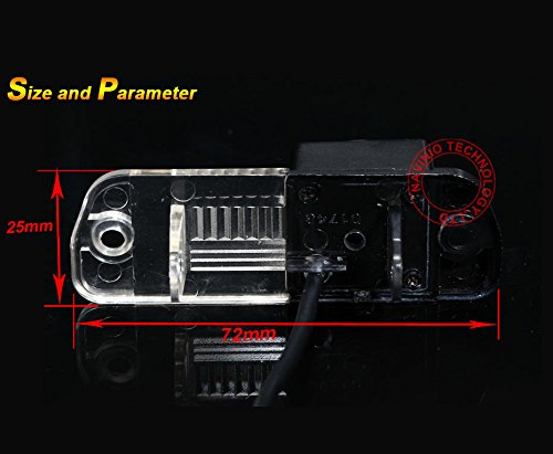 HD Színes CCD Vízálló Jármű Autó Visszapillantó Biztonsági Kamera, 170 Fokos Betekintési Szög Tolató Kamera W251 / R300 /