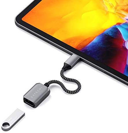 Satechi USB-C-USB 3.0 Adapter Kábel – USB-Típus C-Típus -, Női – Kompatibilis 2021 MacBook Pro M1 Pro & Max, 2020-As MacBook