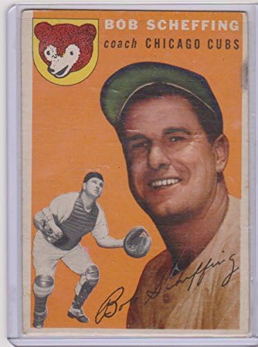 1954 Topps Bob Scheffing Chicago Cubs Kártya 76