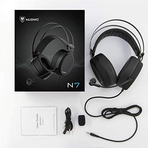 NUBWO Gaming headset PS4 N7 Sztereó Xbox Headset Vezetékes PC Gaming Fejhallgató zajszűrős Mikrofon , Több Fül Gaming Fejhallgató