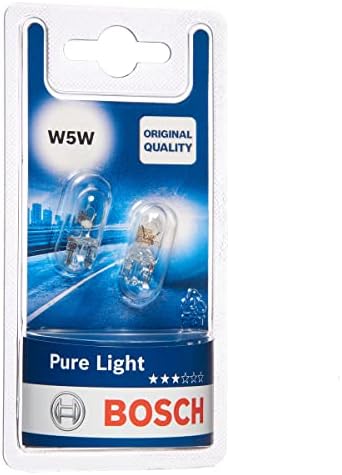 BOSCH W5W (501) Tiszta Fény autó izzók - 12 V-5 W W2,1x9,5d - 2 izzók