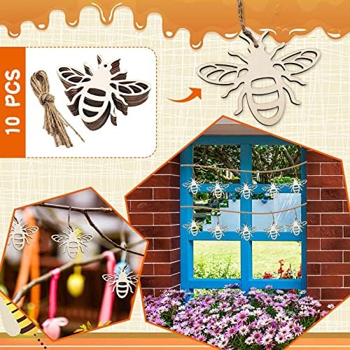 Stílus Fesztivál Medál Fa Bee Kézműves Méhkas Díszek, Kreatív Dekoráció Lóg Bozontos Karácsonyi Koszorú