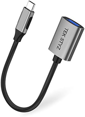Tek Styz USB-C USB 3.0 Adapter Kompatibilis Az LG 15Z90Q-P. AAC6U1 OTG Típus-C/PD Férfi USB 3.0 Női Converter. (5Gbps)